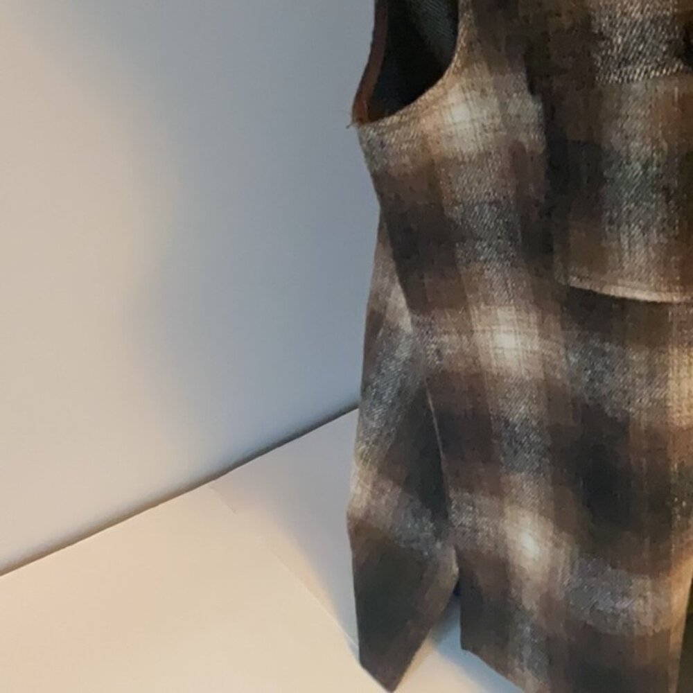 MELLODAY Flannel Vest - Picture 4 of 7